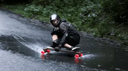 is it bad to longboard in the rain